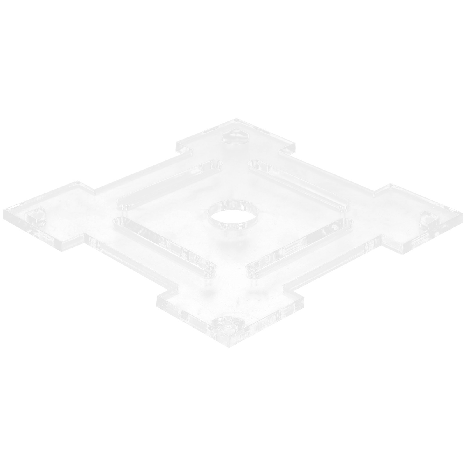 Aquarium Fish Escape - Acryl-Aquariumdeckel-Ersatz 4,72x4,72x0,17 Zoll Transparente Klare Fischbecken-Abdeckung