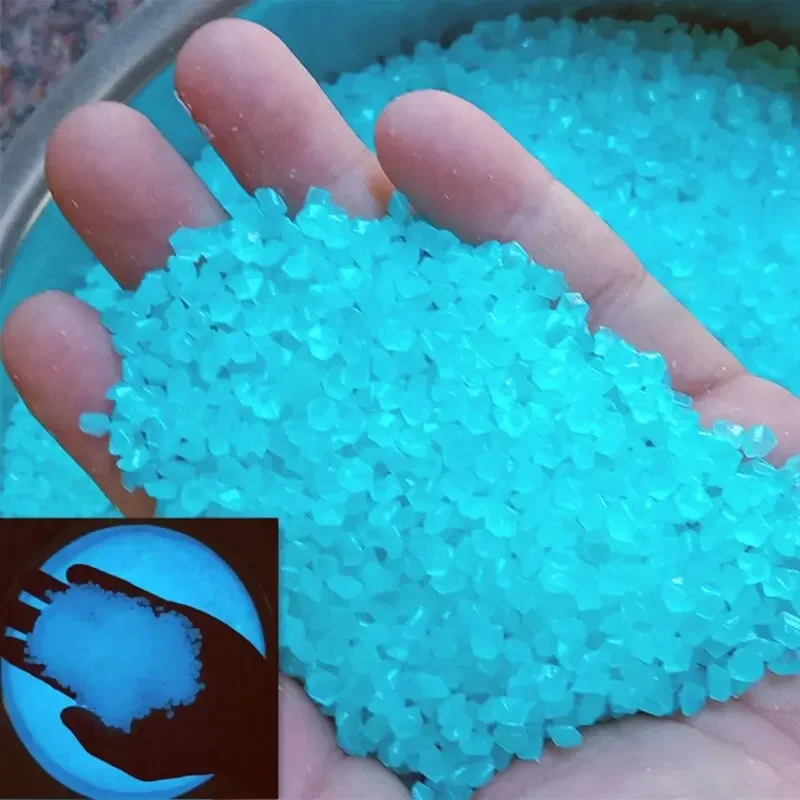 Aquarium Fish Real - 1000 Stück 3–5 mm leuchtender Sand,