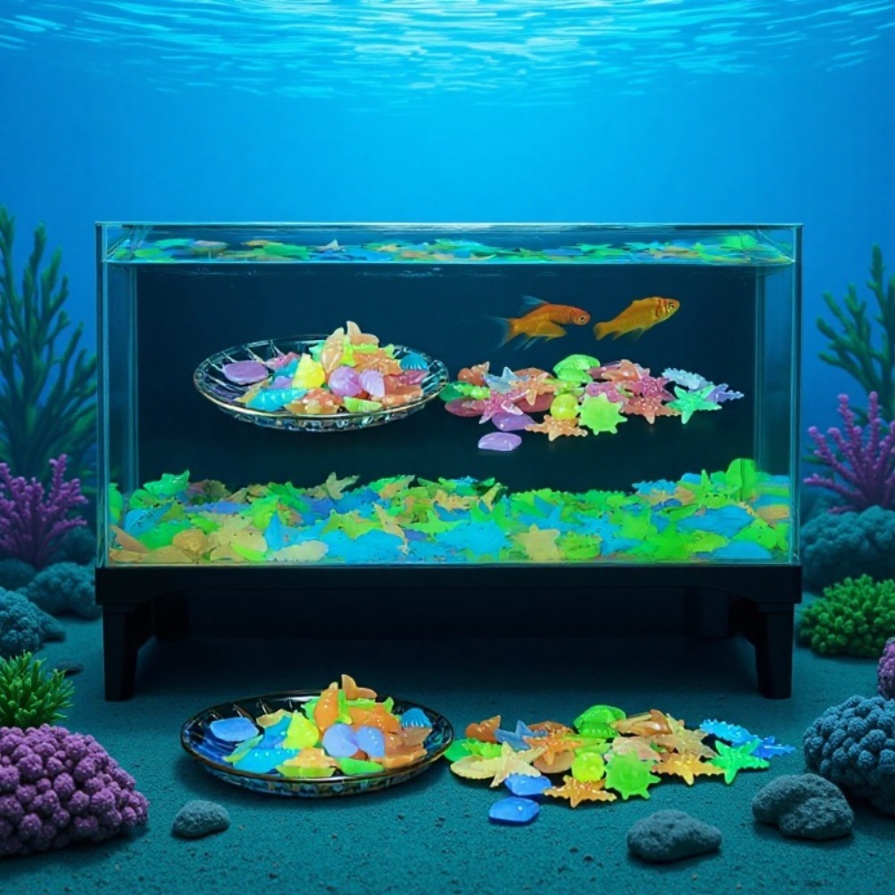 Leuchtende Ozeansteine, fluore – Aquarium Fish Real Bewertung und Preis