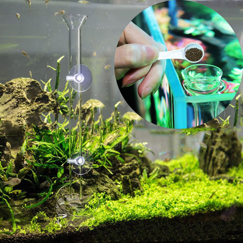 Glas Aquarium Feeder Rohr Geri – Aquarium Fish Holiday Food Bewertung und Preis