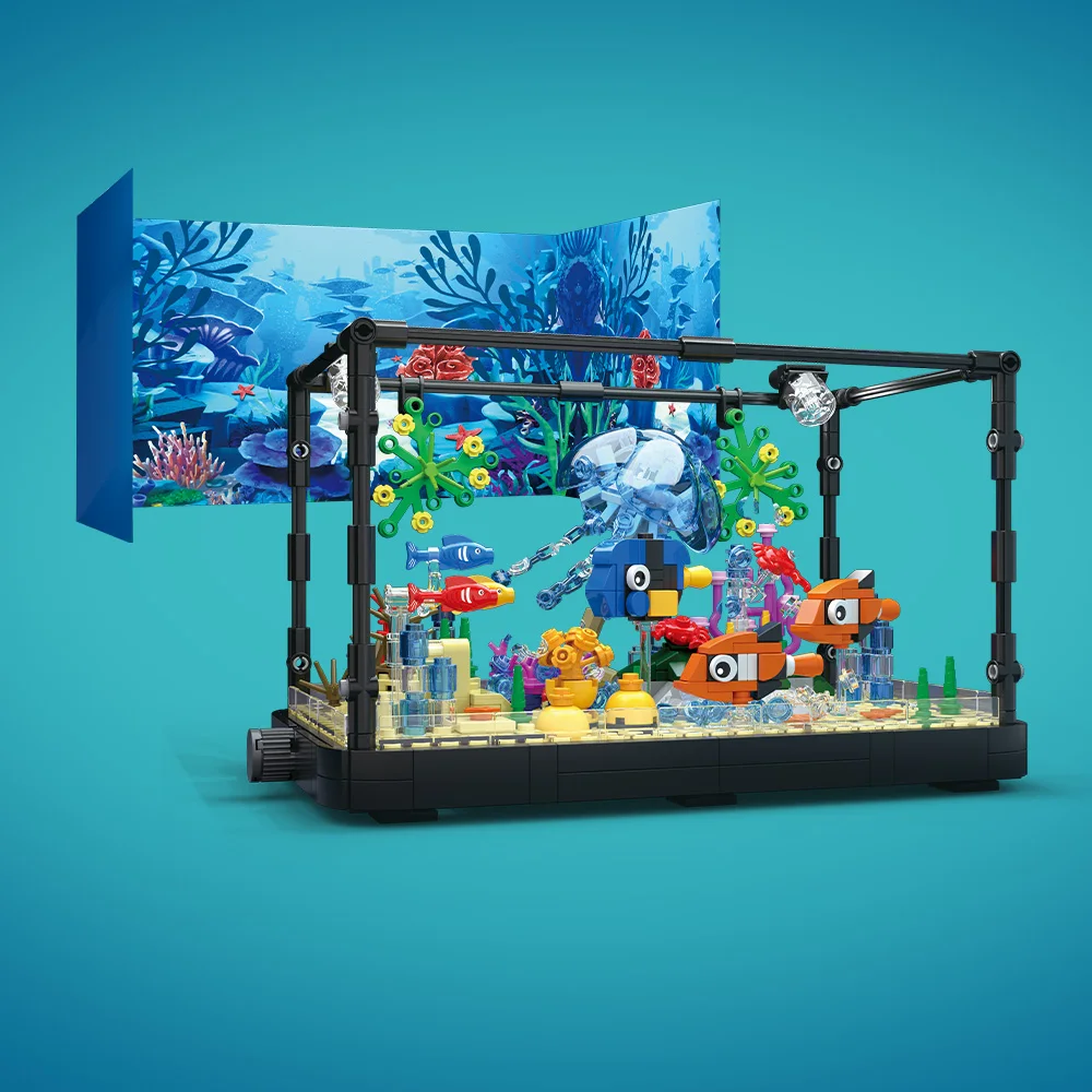 Aquarium-Baustein-Set mit Lich – Aquarium Fish Real Bewertung und Preis