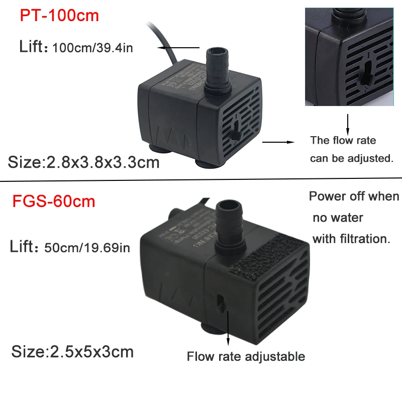 USB-Aquarium-Tauchpumpe, 5V 5W – Aquarium Fish Real Bewertung und Preis