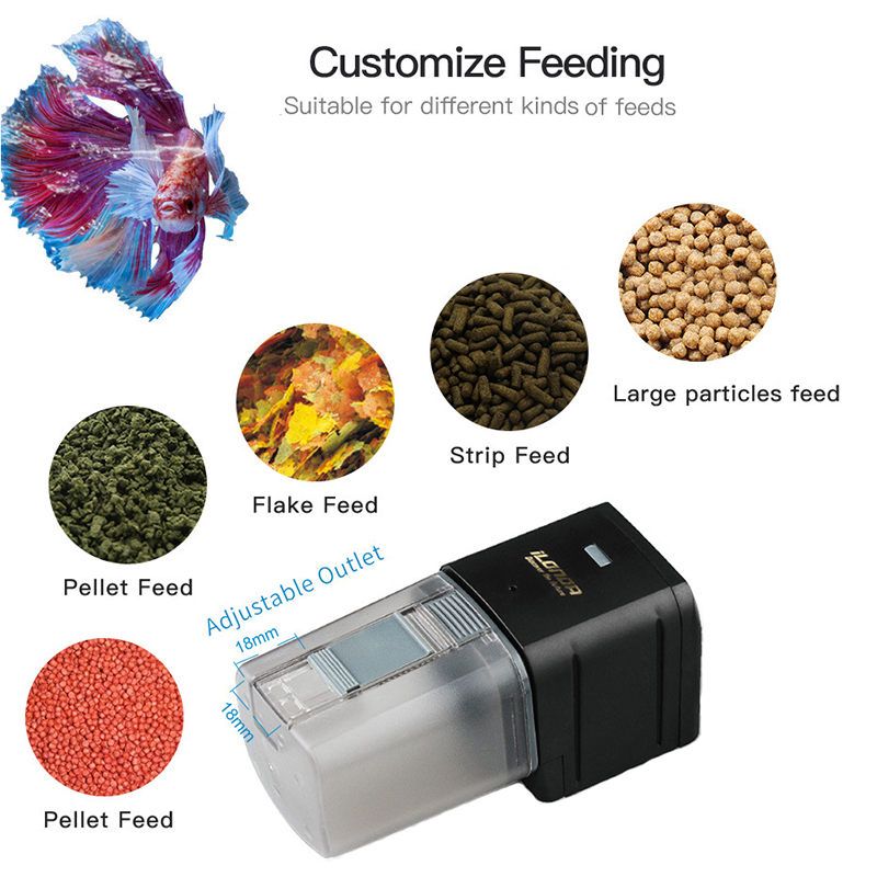 Smart WiFi Fisch Feeder Fernbe – Aquarium Fish Holiday Food Bewertung und Preis